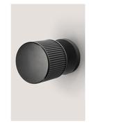 SFJSFIMQ Serrure de Porte Invisible Minimaliste Noire, poignée Simple Face, Serrure Murale de Fond de Porte secrète de pièce secrète(Nero)