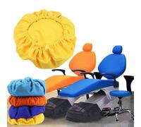 SFKLYU 4 Pièces/Ensemble Housses De Chaise Dentaire, Housse De Siège De Chaise Dentaire Appui-Tête Protecteur De Dossier Équipement De Dentiste, Lavable,A6