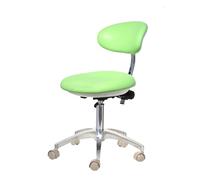 SFKLYU Fauteuil Dessinateur sans Accoudoirs, Pivotant et Réglable Hydrauliquement, Tabouret Roulant Standard avec Dossier pour Salon, Tatouage, Spa, Clinique Dentaire,A2