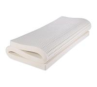 SFKLYU Housse de Matelas en Latex Biologique 3 cm avec Enveloppe Intérieure Tricotée Douce pour la Peau, Aération en Nid d'abeille Respirante pour Les Maux de Dos, Durable et Résistante,180cm*200cm