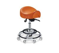 SFKLYU Tabouret Dentaire Ergonomique, Design Ergonomique, Pivotant à 360° et Relevable, Idéal pour Les Cabinets Dentaires, Les Bureaux, Les Massages et Les Soins du Visage,A2