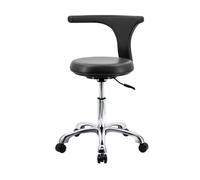 SFKLYU Tabouret Médical Dentaire Réglable, Tabouret Selle Pivotant à 360°, Chaise de Bar avec Dossier pour Bureau à Domicile, Tabouret d'Assise,A4
