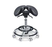 SFKLYU Tabouret Selle Ergonomique pour Assistant Dentaire, Siège Divisé, Inclinable, Idéal pour Cabinet Dentaire, Clinique et Spa,A2