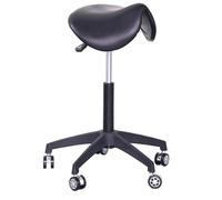 SFKLYU Tabouret Selle Pivotant à 360°, Chaise de Bureau sans Accoudoirs, Tabouret Ergonomique pour Salon, Clinique, Tatouage, Dentiste, Spa, Atelier,A1,560~700Mm