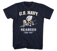 SFMTRTAO US Navy Seabees Navy Brands T Shirt Black XL