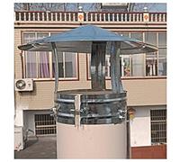 SFNIOKFG Chapeau de cheminée Chapeau de cheminée à tête Conique, Chapeau de Pluie galvanisé, Chapeaux de cheminée de cheminée, Couvercle de Conduit de cheminée, pour Toutes Les Conditions m