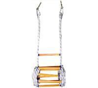 SFNIOKFG Échelle de Secours, échelles de Secours 2 à 8 étages, échelle de Corde intérieure/extérieure, évasion de la fenêtre et du Balcon, Rapide à déployer/15 m/49 Pieds