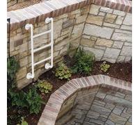 SFNIOKFG Échelle de Sortie de puits de fenêtre de sous-Sol 4 Pieds 5 Pieds 6 Pieds 7 Pieds 8 Pieds Échelle d'escalade d'urgence en Cas d'incendie Échelles d'escalade universelles fixées au