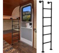 SFNIOKFG Échelle Industrielle Robuste en Tube de Fer pour lit superposé RV/dortoir, échelle de Sortie de 100 à 300 cm, échelle Murale Suspendue pour sous-Sol pour Escalade en Toute sécurité