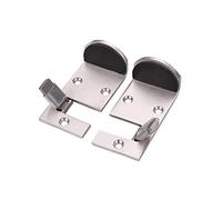 SFOCQVISH Butée de Porte, butées de Porte, butée de Porte spéciale Butée de Porte Fast Food Restaurant Localisateur de butée de Porte Matériau en Acier Inoxydable sans Perforation