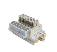 SFOCQVISH Collecteur de vannes électromagnétiques multivoies SY7120, vanne à Commande électronique Simple SY7120-5LZD-01 et SY7120-6LZD-01(2 Stations)
