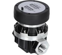 SFOCQVISH Pompes à eaux usées/effluents 2 Pouces, Pompe de Transfert électronique, débitmètre à Engrenages ovales for Carburant Diesel avec Compteur mécanique(1 inch (Dn25))