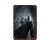 SFOGIEB Affiche de film Panique au clair de lune - Décoration murale en métal - 30 x 20 cm