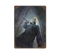 SFOGIEB Affiche de film Panique au clair de lune - Décoration murale en métal - Décoration de bar moderne - 40 x 30 cm