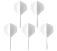 SFOIKVG Ailettes et tiges de fléchettes intégrées Kit d'accessoires Professionnels Souples en Un, 5 à 50 pièces, 2BA, Jeux de fléchettes Plastique intégrés pour Accessoires(White-5Pcs)