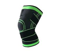 SFOIKVG GenouillèRe Sport 1 paire de genouillères Compression, for le soutien, sécurité sportive, volley-ball, gymnastique, protection pour Musculation(Green,XL)