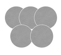 SFOIKVG Grille Barbecue 50PCS Non-Stick High Temperature Resistant BBQ Grid Pad Barbecue Mesh Reusable Easily Cleaned Cooking Pads Baking Grill Tool pour Barbecue(Circular-Black-5PCS)