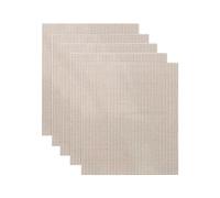SFOIKVG Grille Barbecue 50PCS Non-Stick High Temperature Resistant BBQ Grid Pad Barbecue Mesh Reusable Easily Cleaned Cooking Pads Baking Grill Tool pour Barbecue(Brown-5PCS)