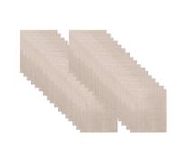 SFOIKVG Grille Barbecue 50PCS Non-Stick High Temperature Resistant BBQ Grid Pad Barbecue Mesh Reusable Easily Cleaned Cooking Pads Baking Grill Tool pour Barbecue(Brown-30PCS)