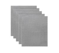 SFOIKVG Grille Barbecue 50PCS Non-Stick High Temperature Resistant BBQ Grid Pad Barbecue Mesh Reusable Easily Cleaned Cooking Pads Baking Grill Tool pour Barbecue(Black-5PCS)