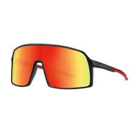 SFOIKVG Lunette De Cyclisme Lunettes de sport à monture large, protection UV400, polarisées/photochromiques, for homme et femme, cyclisme, baseball, pêche, softball (TR90) pour Sports(Red-red lens)