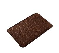 SFOIKVG Tapis de Salle de Bain Tapis de Bain en Relief Tapis antidérapants for lavabo Tapis de Sol for Baignoire Tapis de Porte de Salle de Douche Coussin en Mousse à mémoire de Forme(Coffee)