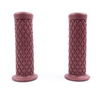 SFONIA 2pcs Poignées de Guidon Poignée Moto 22MM 7/8" en Caoutchouc Anti-dérapant Universel pour Moto Scooter Quad Cruiser Off Road (Marron)