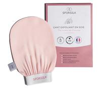 SFORSILK Gant Exfoliant Soie Naturelle pour Visage et Corps - Anti tâche