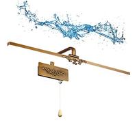 SFOXI Vintage LED Lampe pour Miroir de Salle de Bain avec Interrupteur Applique Murale de Bain Lampe Murale Réglable à 240° Moderne Luminaire Salle de Bain,14w/71cm