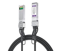 SFP+ DAC Cable 1-Meter, 10Gb SFP Passive Direct Attach Copper Twinax Cable Compatible for Cisco SFP-H10GB-CU1M, Ubiquiti, D-Link, Supermicro, Netgear, Mikrotik, ZTE