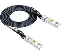 SFP+ DAC Twinax Cable,SFP+ to SFP+ Direct Attach Copper Passive for Cisco SFP-H10GB-CU0.75M,Ubiquiti UniFi,Meraki,Mikrotik,Fortinet,Netgear,D-Link,TP-Link and More,0.75-Meter(2.4ft)