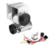 Sfp-Klaxon À Air Escargot Avec Compresseur De Citations,12v,150db,Pour Voiture,Camion,Moto,Accessoire - Type Silver-B