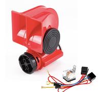 Sfp-Klaxon À Air Escargot Avec Compresseur De Citations,12v,150db,Pour Voiture,Camion,Moto,Accessoire - Type Red-B