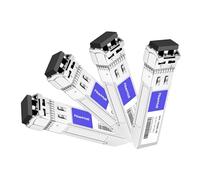 SFP+ Lot de 4 modules émetteur-récepteur optique 10G SR compatible avec Palo Alto Networks PAN-SFP-Plus-SR 10GBASE-SR SFP+ 850 nm 300 m DDM Duplex LC MMF