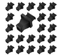 SFP Lot de 50 capuchons anti-poussière en silicone pour Simplex SC BIDI, SFP SC Module optique Noir