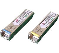 SFP Module 1G Bidi Single Fiber Transceiver SMF LC Connection up to 20km for Open Switches for Cisco GLC-LH-SMD,Ubiquiti UniFi,Meraki MA-SFP-1GB-LX10,Fortinet,Mikrotik,TP-Link