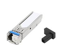 SFP Optical Module 1.25Gbps Single Fiber Single Mode Transceiver with DDM Function 10KM Transmission Distance for Switches Routers Firewalls Zinc Alloy Silver