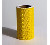 SFQEVHRZ Bande réfléchissante, Ruban réfléchissant imperméable de 4 pouces x 16, pieds for remorques, voitures et camions(Oranje)