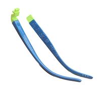 SFQEVHRZ Branches de remplacement de lunettes, 1 paire de branches de lunettes for enfants, inserts en silicone, pièces de réparation de montures de lunettes à baïonnette, bleu