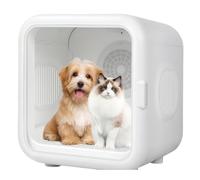 SFQEVHRZ Cabine de séchage pour Animaux, Boîte sèche de toilettage for Cheveux à Faible Bruit, Grande capacité 68 L, séchage Efficace 360 ° for Chat for Animaux Compagnie