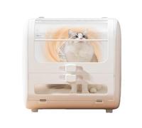 SFQEVHRZ Cabine de séchage pour Animaux, Sèche-Chat Automatique Ultra Silencieux, séchage Efficace à 360 ° for Animaux de Compagnie, écran Tactile, Salle for Chat 100 L