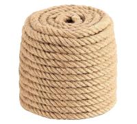 SFQEVHRZ Corde épaisse，Corde de Chanvre， Corde de Jute Naturelle de 30MM, Corde de Chanvre torsadée de 20m, Corde de Chanvre de Manille torsadée Extra épaisse(30MM 20M)