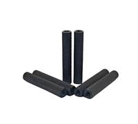 SFQEVHRZ Écrou d'accouplement， Entretoises en Aluminium Noir for FPV M2 M3, 19 20 22 25 30 mm, écrous d'accouplement Grossiers, Tige filetée et écrous d'accouplement de Goujons 10 pièces(M3x30mm)