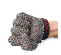 SFQEVHRZ Gants résistants aux coupures, Gants de travail sécurité en acier inoxydable résistants aux coupures, sculptés dans du bois, avec dragonne ajustable(1pcs/XXL)