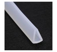 SFQEVHRZ Joint d'étanchéité en U， Joint en Caoutchouc de Bordure de Canal en Silicone en Forme de U Transparent, utilisé dans Le Salon, Longueur 5 mètres,(10mm x 13mm)
