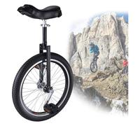 SFQEVHRZ Monocycle, Pneus antidérapants réglables de 18 Pouces for l'extérieur, avec Support Rangement Robuste(Schwarz)