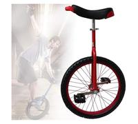 SFQEVHRZ Monocycle, Roues antidérapantes de 16/18/20 Pouces avec Jantes en Alliage, pneus Extra épais, siège réglable(Rosso,20inch)