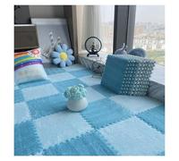 SFQEVHRZ Moquette Puzzle, Tapis de Sol Puzzle en Mousse EVA à Poils Longs, Tapis Doux et emboîtable for Salon Chambre Coucher(Style N)