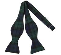 SFQEVHRZ Nœuds Papillon à Nouer soi-même pour Hommes, Nœud Papillon à Nouer soi-même for Hommes, nœud Papillon à Nouer soi-même en Tartan Noir for Hommes