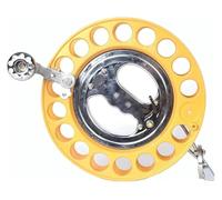SFQEVHRZ Roulette pour cerf-Volant, Enrouleur, poignée de Roue Bobine, Guide-Fil Universel, Conception Anti-Retour, Verrouillage sécurité, Applicable aux Enfants et Adultes(Gold)